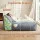 Artiss 2 Seater Outdoor Bean Bag Chair with Memory Foam Filling Grey 600D Water-Resistant Removable Cover