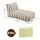 Artiss Outdoor Bean Bag Chair Taupe Memory Foam L-Shape Water-Resistant Polyester 120x60x66cm Long Lasting