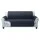 Artiss 3-Seater Sofa Cover - Diamond-Quilted Dark Grey, Anti-Scratch Microfibre, Hollow Fibre Filled, Machine Washable
