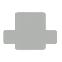 Artiss 3-Seater Quilted Grey Sofa Cover - Anti-Scratch Microfibre, Hollow Fibre Filling, Machine Washable, Anti-Slip
