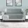 Artiss 3 Seater Sofa Cover, Grey - 100% Water Resistant, Diamond-Quilted, Microfibre, Anti-Slip, Machine Washable