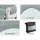 Artiss 4-Seater Sofa Cover - 100% Water-Resistant, Grey, Diamond-Quilted, Microfibre Fabric, Anti-Slip, Machine Washable