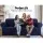 Artiss 3 Seater Sofa Cover Navy, Stretch Knitted Fabric, All-Round Protection, Anti-Slip, Machine Washable