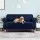 Artiss 3 Seater Sofa Cover Navy, Stretch Knitted Fabric, All-Round Protection, Anti-Slip, Machine Washable
