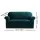 Transform Your Sofa with Artiss 2-Seater Velvet Sofa Cover, Agate Green - Stretchable, Anti-Slip, Machine Washable