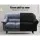 Artiss Black Velvet 2-Seater Sofa Cover - Stretchable, Anti-Slip, Machine Washable Crystal Velvet Couch Protector