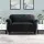 Artiss Black Velvet 2-Seater Sofa Cover - Stretchable, Anti-Slip, Machine Washable Crystal Velvet Couch Protector