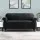 Artiss Velvet Sofa Cover, 3-Seater, Black - Stretchable, Anti-Slip, Machine Washable for All-Around Protection