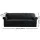Artiss 4-Seater Velvet Sofa Cover - Black, Stretchable, Anti-Slip, Machine Washable, Soft Crystal Velvet Protection