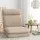 Artiss Floor Chair Sofa 1 Seater Beige Linen, 5-Position Recliner, Foldable, Portable, 122cm, Heavy-Duty Steel Frame