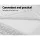 Giselle Bedding Foldable Foam Mattress – Bamboo Cover, High-Density Foam, 3-Fold Design, Portable, 96.5x67cm, White