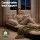 Gardeon Inflatable Pull Out Chair Sun Lounge Air Sofa Convertible Camping Daybed with Pump Coffee 192cm