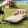 Gardeon Inflatable Pull Out Chair Sun Lounge Air Sofa Convertible Camping Daybed with Pump Coffee 192cm