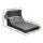 Gardeon Outdoor Day Bed Sun Lounge 4-Position Adjustable Canopy PE Rattan Black 300kg Weather-Resistant Cushions