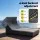 Gardeon Outdoor Day Bed Sun Lounge 4-Position Adjustable Canopy PE Rattan Black 300kg Weather-Resistant Cushions