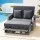 Gardeon Grey Outdoor Day Bed: 4-in-1 Wicker Lounger with Adjustable Backrest, Retractable Trays, and Storage Ottoman