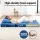 Artiss 2 Pack Folding Sofa Beds 3-in-1 Armless Lounge's with Pillows Blue Velvet Foam 150kg Each