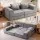 Artiss 5-in-1 Convertible Modular Sofa Bed Floor Mattress Curved Couch Grey 300kg Four-Piece Design