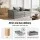 Artiss 5-in-1 Convertible Modular Sofa Bed Floor Mattress Curved Couch Grey 300kg Four-Piece Design