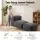 Artiss Foldable Bean Bag Sofa Bed Cloud Couch Boneless Floor Lounger Chair Grey Corduroy 164x82x75cm