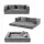 Artiss 3-in-1 Convertible Sofa Bed Velvet Grey Pull Out Mattress Lounge Couch High-Density Foam 300kg