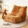 Artiss Velvet Lazy Sofa Accent Chair - Ergonomic Quilted Design, High Resilience Foam, No Assembly, Non-Slip Base