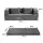 Artiss 3-in-1 Convertible Sofa Bed with Folding Mattress Velvet 300kg Lounge Chair