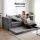 Artiss 3-in-1 Convertible Sofa Bed with Folding Mattress Velvet 300kg Lounge Chair