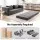 Artiss 3-in-1 Convertible Sofa Bed with Folding Mattress Velvet 300kg Lounge Chair
