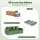 Artiss 3-Seater Modular Sofa Bed Sectional Floor Couch with Deep Seat and Corduroy Upholstery Green with Three Pillows
