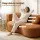 Artiss 2-in-1 Folding Sofa Bed Convertible Futon Love seat Orange Premium Corduroy High-Density Foam Support
