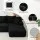 Artiss Modular 4-Seater L-Shape Sofa Bed with Deep Seat, Corduroy and 500kg Capacity Black
