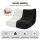 Artiss 2-Seater Lazy Sofa: Velvet Caterpillar Design, Armless, High Resilience Foam, Portable Floor Couch, Black