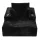 Artiss Sofa Bed Lounge Chair Sleeper Faux Fur Black