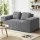 Artiss 2 Seater Corduroy Loveseat Sofa Bed - No Assembly, High-Density Foam, Pocket Spring, Grey, Bonus Cushions