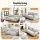 Artiss Grey 2-Seater Modular Sofa Bed - No Assembly, High-Density Foam, Ergonomic Design, Vacuum Packed for Easy Setup