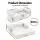 Artiss Convertible Folding Sofa Bed Beige - 2-Seater, Breathable Corduroy, Steel Frame, 300kg Capacity, 180x100x68cm