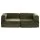Artiss Convertible Folding Sofa Bed Green - Corduroy Fabric, 2-Seater, Steel Frame, 180x200cm, Non-Slip, 300kg Capacity