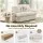 Artiss Convertible Corduroy Sofa Bed 200cm Boneless Couch, 30D High-Density Foam, Lounger with Headrests, Blanket, Beige