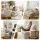 Artiss Convertible Corduroy Sofa Bed 200cm Boneless Couch, 30D High-Density Foam, Lounger with Headrests, Blanket, Beige