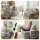 Artiss 200cm Convertible Folding Sofa Bed, 30D High-Density Foam Boneless Corduroy Couch, Grey Lounger for Living Room
