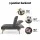 Artiss 2x Sofa Bed Couch Single Seater Recliner – Grey Fabric, Modular 2-Seater, Adjustable Back, Wooden Legs