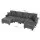 Artiss Modular U-Shaped Sectional Storage Sofa Grey Faux Linen with Movable Ottomans and Deep Seating