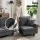 Artiss Modular U-Shaped Sectional Storage Sofa Grey Faux Linen with Movable Ottomans and Deep Seating