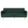 Artiss 3 Seater Velvet Sofa Bed Couch, Convertible Lounge, Adjustable Arm Recliner, Modern Green, 207cm, 300kg