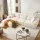 Artiss 3-Seater Modular Boneless L-Shaped Sofa Bed Corduroy White 275x170cm Comfortable Supportive Cushioning