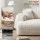 Artiss 3-Seater Modular Boneless L-Shaped Sofa Bed Corduroy White 275x170cm Comfortable Supportive Cushioning
