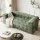 Artiss Comfort Boneless 3‑Seater Compressed Sofa Bed 186cm Green Luxury Chenille High‑Density Foam Core