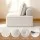 Artiss 2 Floor Sofa Lounge Chair with Bouclé Fabric & Pillow - Ergonomic, Versatile, White, 86x86x76cm, Plush Comfort