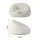 Artiss Shell-Shaped Boneless Couch Faux Fur Small Single Boneless Bean Bag Lounge Chair White 130x112x74cm